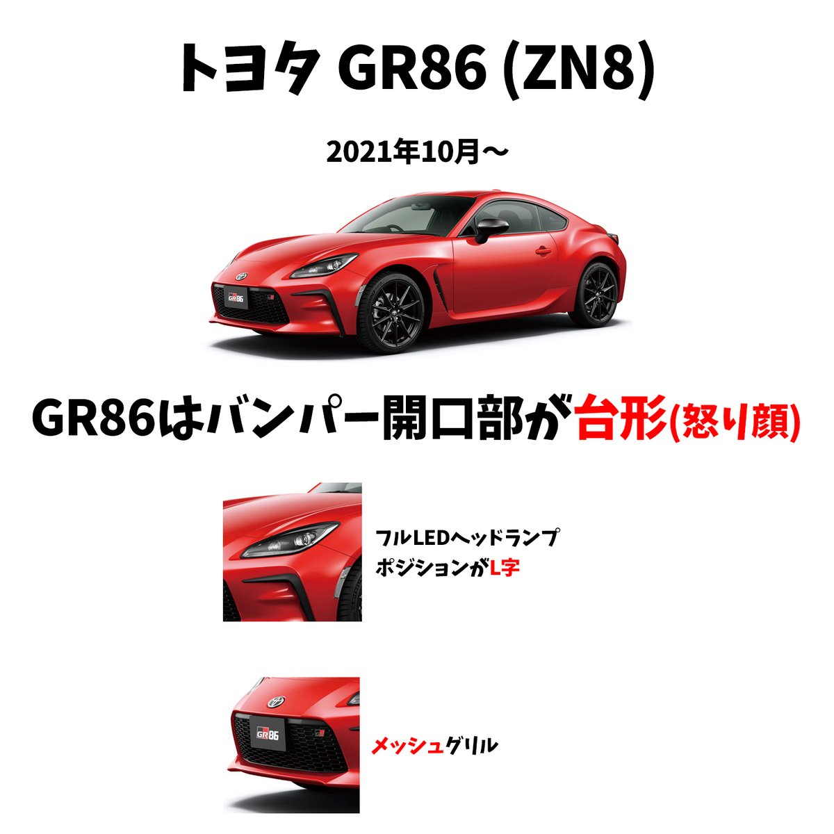 kisaragi_sutea's tweet photo. 86・GR86・BRZの見分け方 https://t.co/aFplzRCXkf