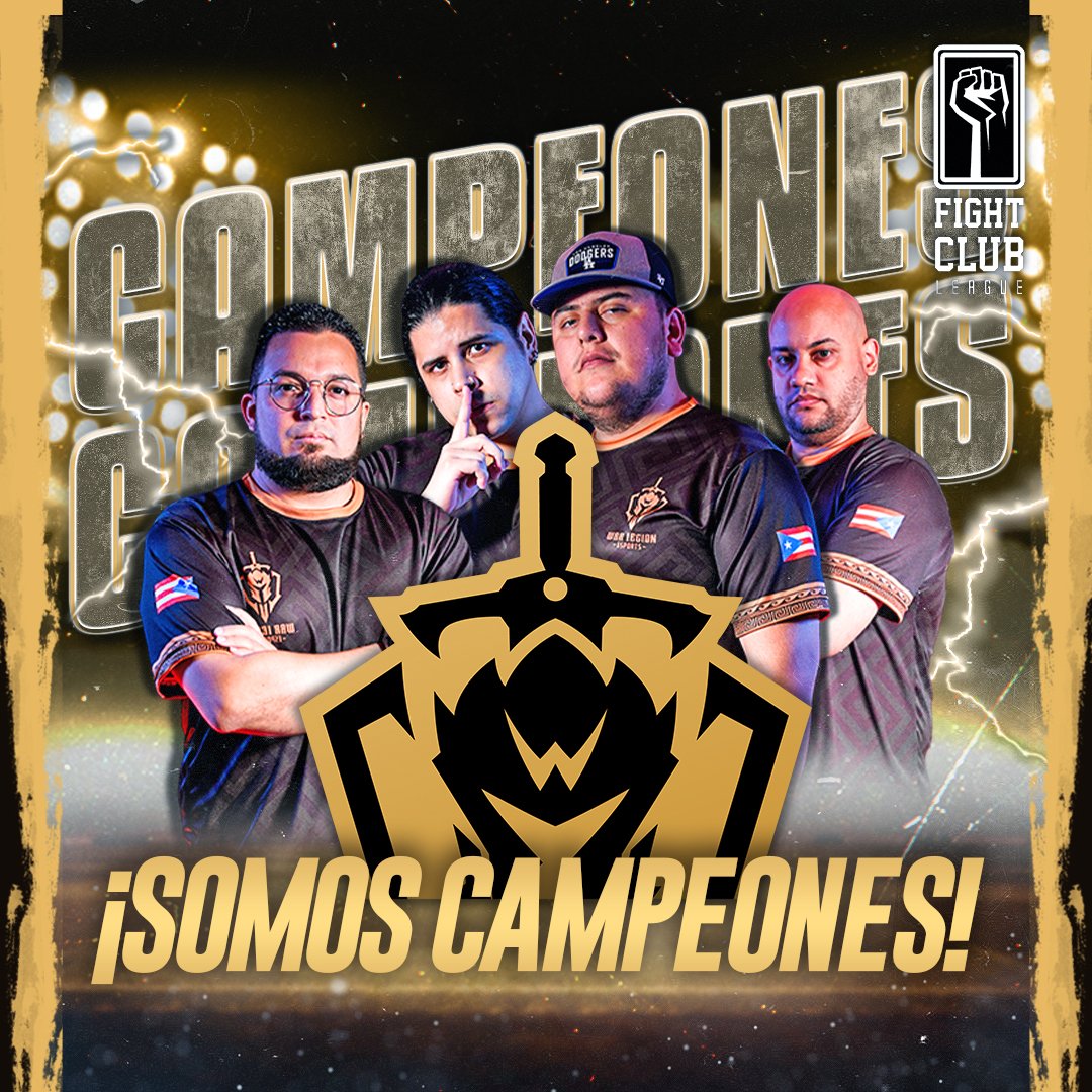 ⚔️🏆¡WAR LEGION CAMPEÓN  DE LA #FCL2024!🏆⚔️

La legión se corona como el mejor equipo de Street Fighter del Caribe después de 9 semanas de lucha donde fuimos los mejores💪🏼

Lo dieron todo <a href="/OlivoFGC/">RR l Christian Olivo</a>, Dekar, <a href="/UrielVelorioc75/">ILLICIT | Uriel Velorio</a> y Haizek.

Gracias a todos por el apoyo ♥️

#BeLegion 🛡