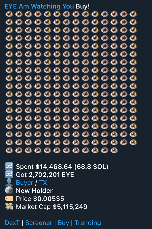 knawmeen's tweet photo. and another one $EYE going to $20m tonight https://t.co/tEqKmvxTGN