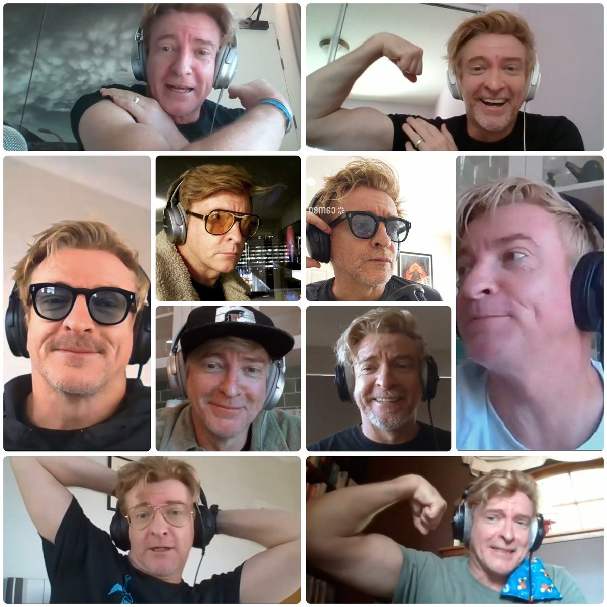 My job has me so stressed and exhausted I didn't even post for #RhysRhursday today! Well, I have to leave a little something. How does a man look SO GOOD in headphones? Also, ARM. 😳
