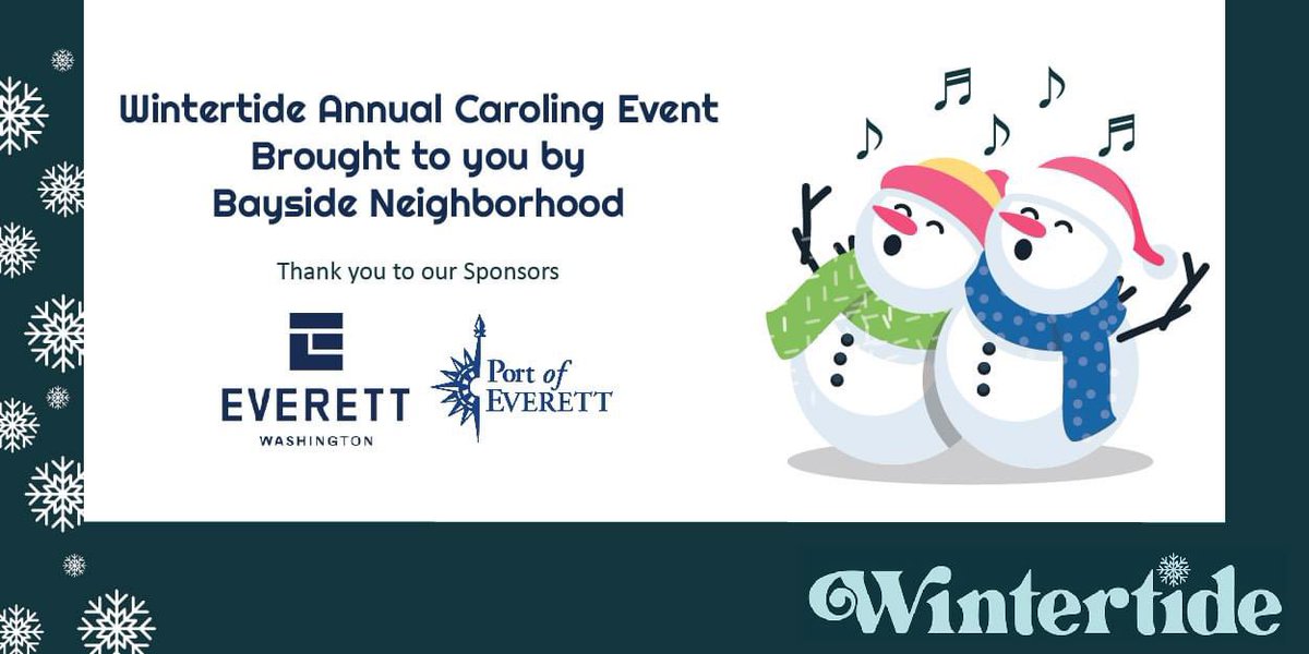 BaysideNeighbor's tweet photo. The season is almost upon us which means it's almost time for caroling! We'll be caroling again but this time it'll be INDOORS! Thanks to Village Theatre for letting us use their facility https://t.co/RnGkngoHX0