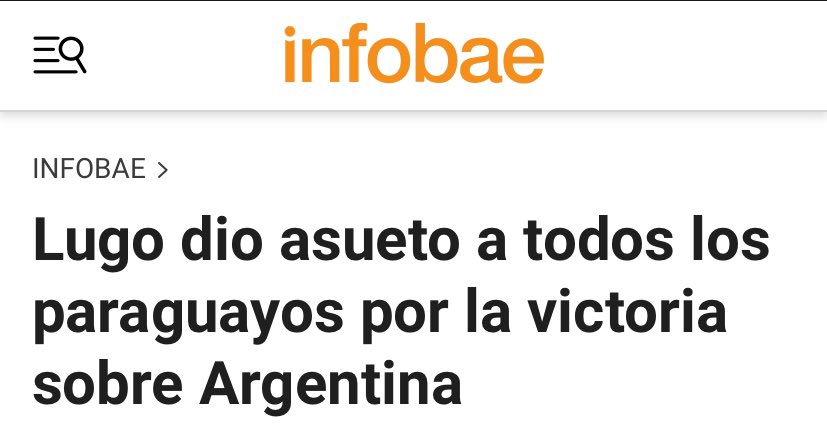 Extraño a mi ex  
a mi ex presidente Fernando Armindo Lugo Méndez