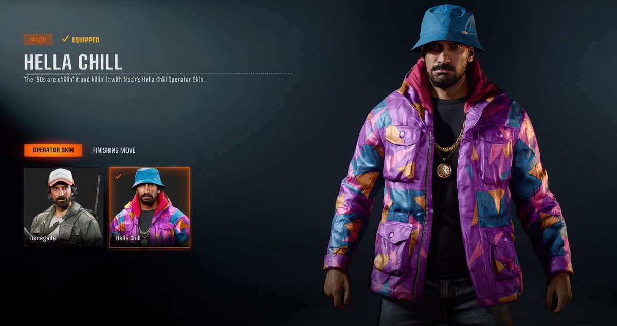 CODBO7Informer's tweet image. Here’s a code for the RARE Hella Chill Black Ops 6 skin! 

8CB4-PE6Z5-721J

We’ll also DM somebody that likes this tweet with a code 👀