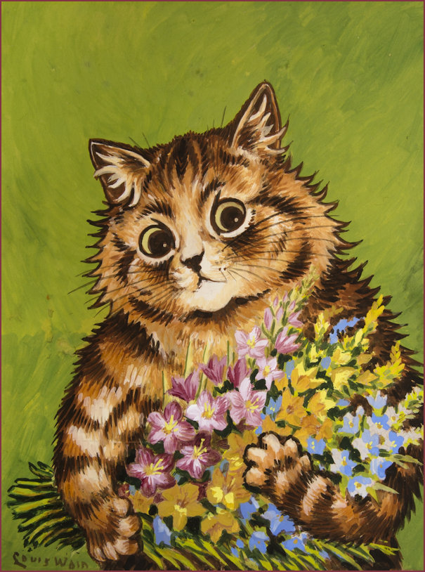 Louis Wain Bot tweet media