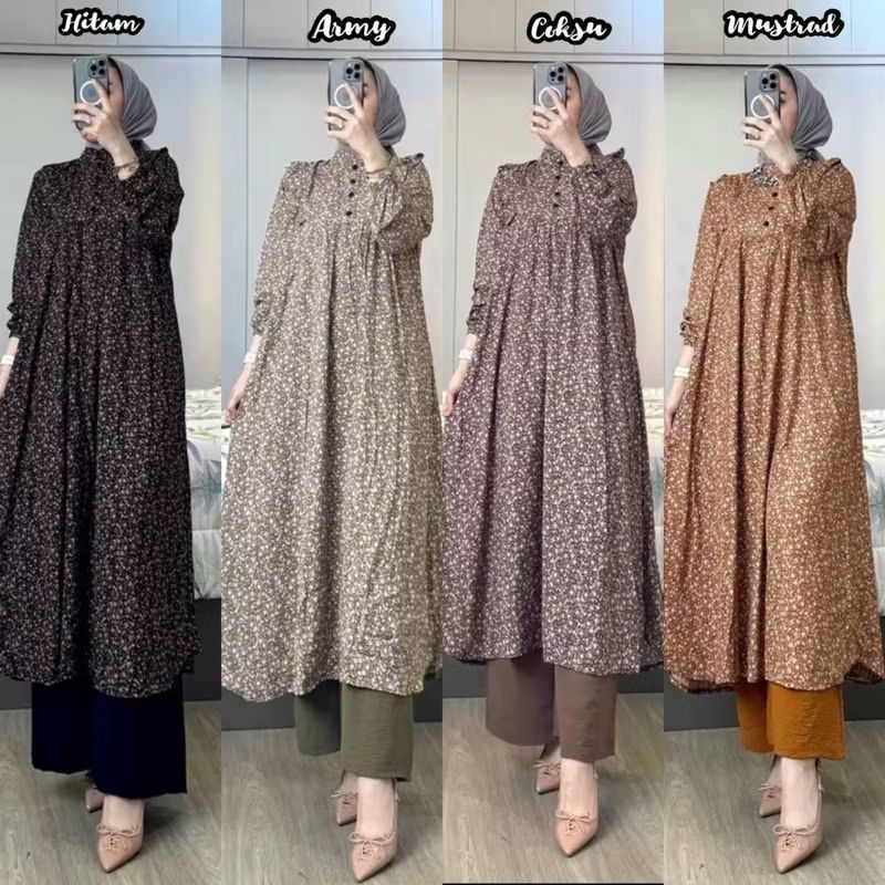 Cek Setelan tunik wanita terbaru kekinian // KIRANA SET TUNIK dengan harga Rp106.000. Dapatkan di Shopee sekarang! s.shopee.co.id/7KfmEFjyaG?sha…