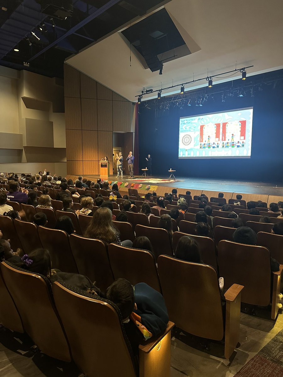 Our <a href="/SanMarcosCISD/">San Marcos CISD</a> 2nd graders attended the <a href="/tomasriveracba/">Tomás Rivera Mexican American Childrens Book Award</a> presentation with author <a href="/GenhartMic18223/">Michael Genhart</a> and illustrator <a href="/johnparraart/">John Parra</a>! Thank you <a href="/MendezKids1st/">Mendez Elementary</a> for your introduction!