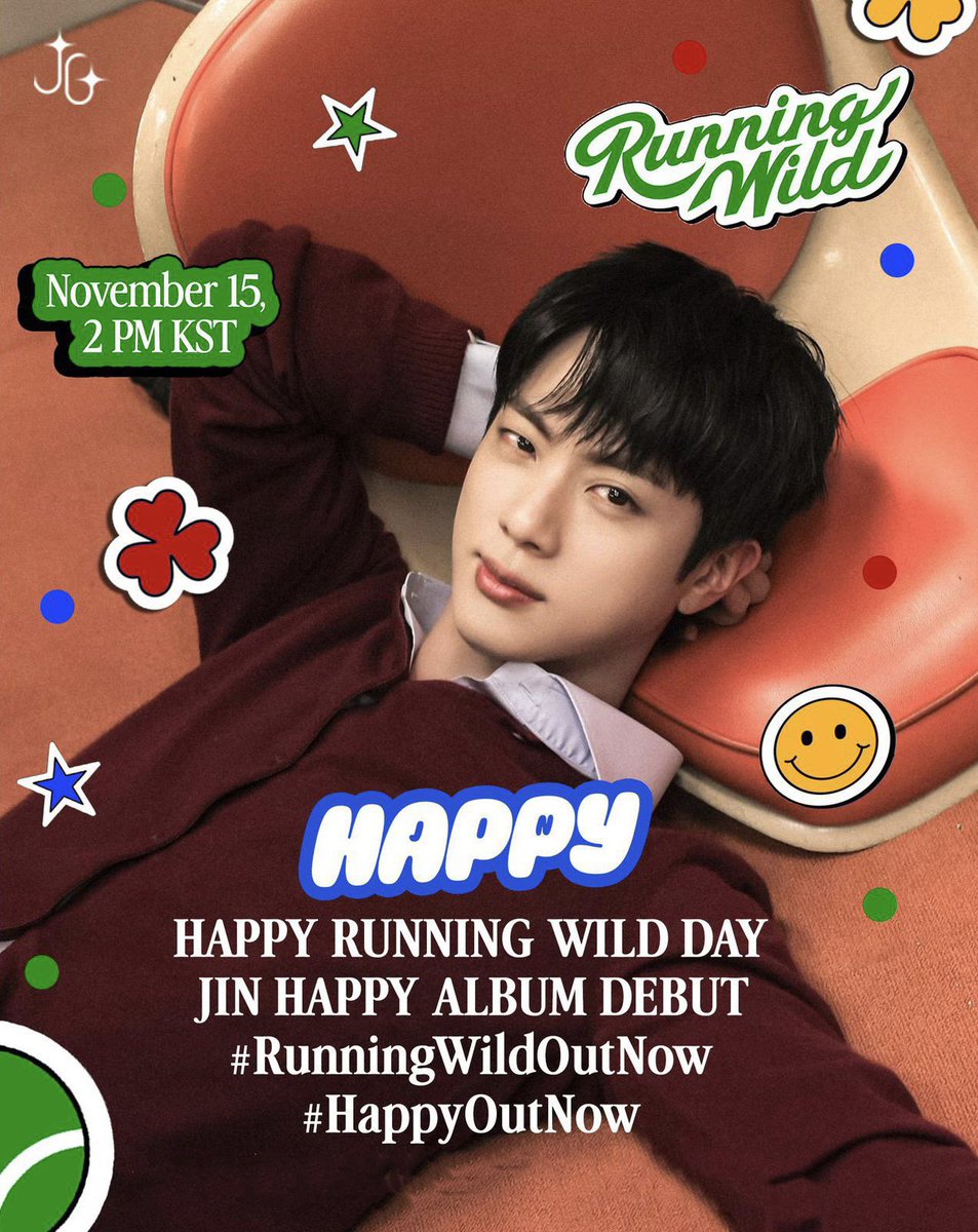 btschartsxdaily's tweet photo. 🆘 2 HOURS LEFT 🆘

🔒 1,000 REPLIES &amp; RTs

HAPPY RUNNING WILD DAY
JIN HAPPY ALBUM DEBUT
#RunningWildOutNow 
#HappyOutNow https://t.co/CNYgif9JQi