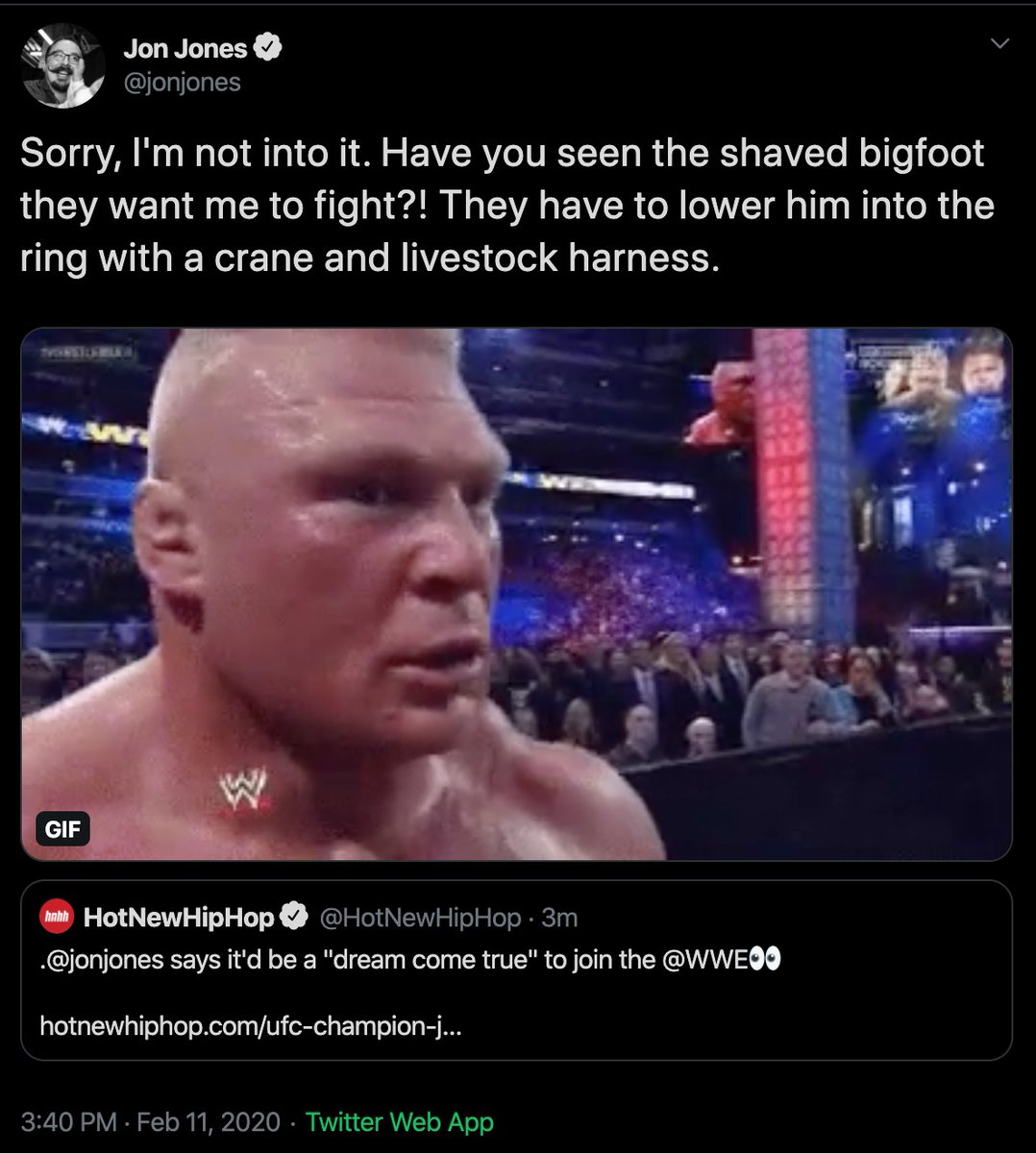jonjones's tweet photo. Another few from the #wrongjonjones archive. Love working in geek references toward someone that 100% will not get it. https://t.co/BOd2us7rCP