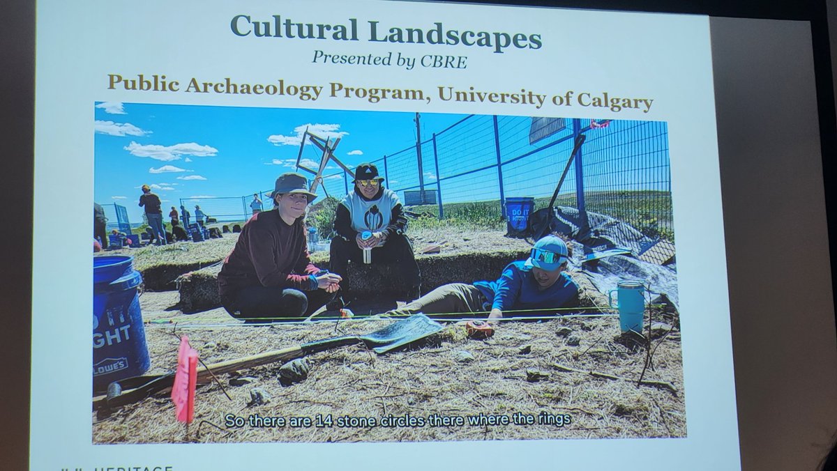 CalgaryHeritage's tweet photo. The winner of the Cultural Landscapes award is the Public Archaeology Program at @UCalgary https://t.co/nMzaRDNQ55
