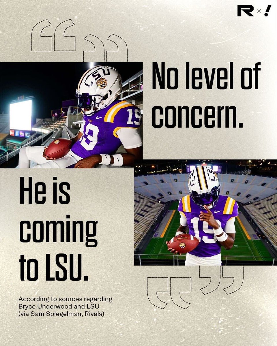 From <a href="/samspiegs/">Sam Spiegelman</a> recent report on 5⭐️ QB Bryce Undereood (<a href="/BryceUnderwoo16/">Bryce Jay Underwood</a>) 👀