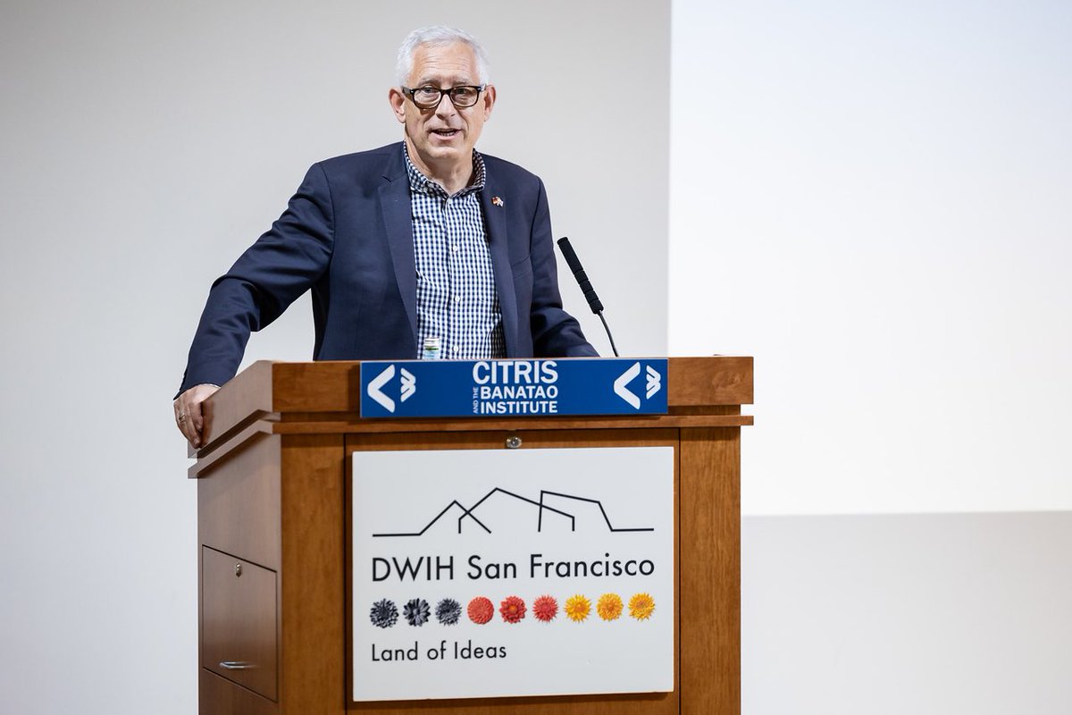 GermanyinSF's tweet photo. „Beyond Generative AI: Innovative 🇩🇪“  at @citrisnews @UCBerkeley. 🇩🇪AI-experts - Prof.@SoerenAuer/@UniHannover and Prof.@m_mezini/@TUDarmstadt sharing their views  on developments in #AI. Great event! Kudos to @dwih_sf!@DFGNorthAmerica  @BMBF_Bund @GermanyinUSA @DAADnewyork https://t.co/jS3pjfMojJ