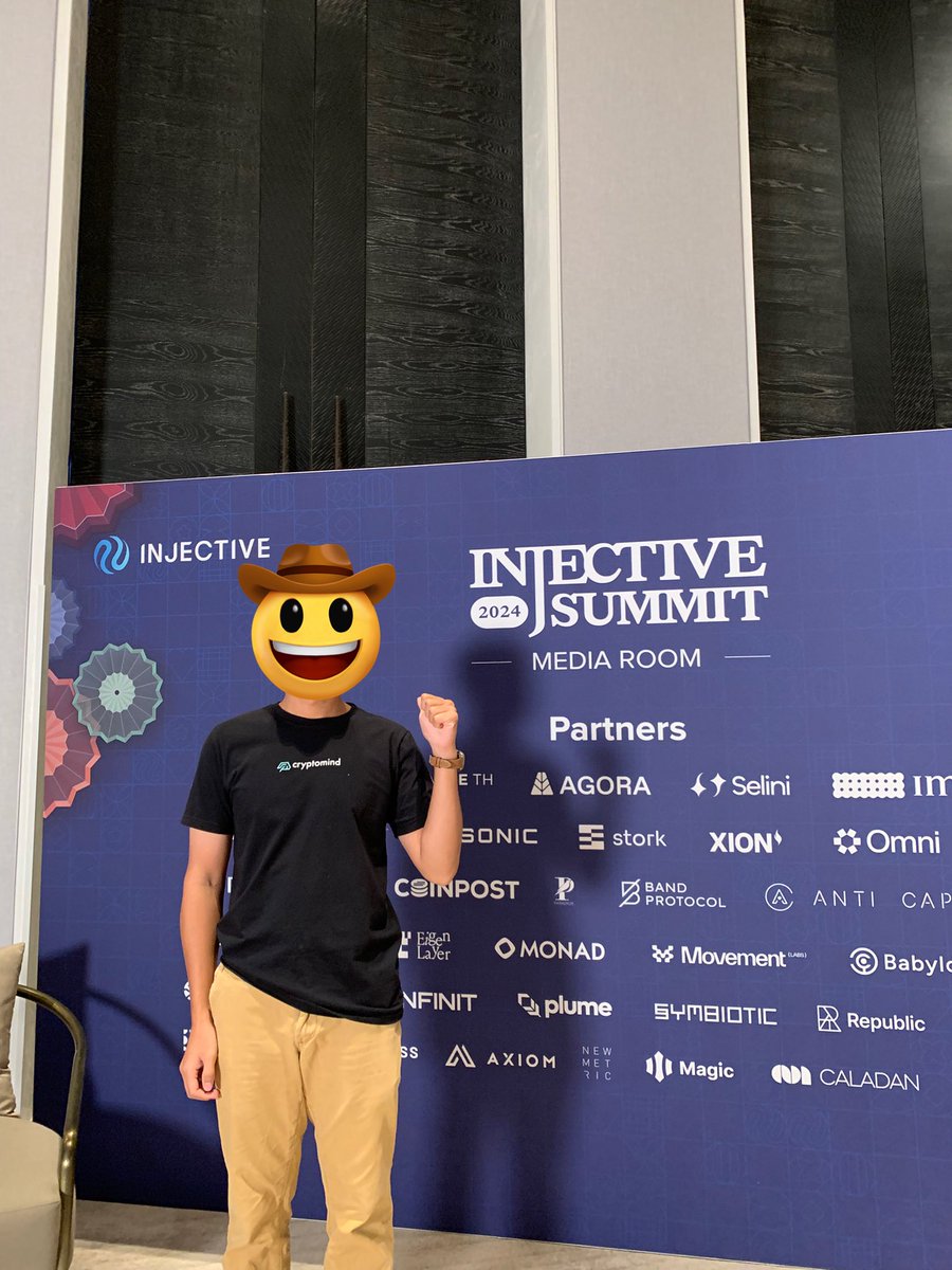 INJIntern_TH's tweet photo. Injective Summit 2024 by @injective เริ่มแล้ว! มาเจอกันได้ที่งานเล้ย
กิจกรรม และรางวัลเพียบ 💙
มาพูดคุยกันค้าบบบ 🥷🏻🔥
#Injective #Injectivesummit2024 https://t.co/ru8wga7hMV