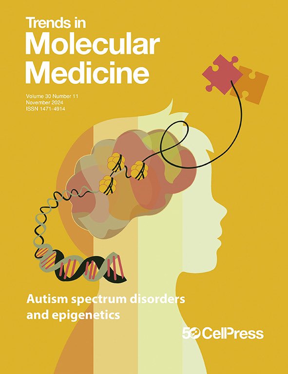 BarcoLab (@barcolab) on Twitter photo We’re thrilled to see our image on the cover of <a href="/TrendsMolecMed/">Trends in Molecular Medicine</a>!
The image highlights the crucial role of epigenetics in the etiology of ASD.
Many thanks to @IsraelMGuerrero for his collaboration on the design!
shorturl.at/beZqP We’re thrilled to see our image on the cover of <a href="/TrendsMolecMed/">Trends in Molecular Medicine</a>!
The image highlights the crucial role of epigenetics in the etiology of ASD.
Many thanks to @IsraelMGuerrero for his collaboration on the design!
shorturl.at/beZqP
