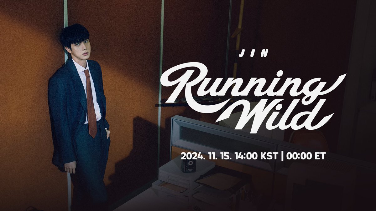 seokjin_india_'s tweet photo. Join Jin's "Running Wild" MV premiere

https://t.co/tA9osv698E

📆 Special Countdown begins:
11/15, 1:59PM (KST) | 11/14, 11:59PM (ET)

HAPPY BY JIN TODAY
RUNNING WILD TODAY
#햅피하게_락진으로_러닝와일드
#석진이와_함께라서_HAPPY https://t.co/W8V5zbbw8O
