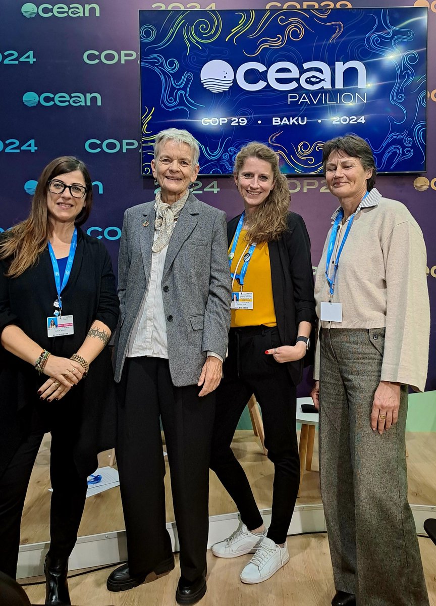Letizia Tedesco (@leti_polar) on Twitter photo Yesterday we met at #COP29 <a href="/theAGU/">AGU (American Geophysical Union)</a> president <a href="/LisaGraumlich/">Dr. Lisa Graumlich</a> and we had a very insighful discussion around the process that brought #AGU to draft the Ethical Framework Principles for Climate Intervention Research.
<a href="/arndt_st/">Stefanie Arndt</a> <a href="/j_stefels/">Jacqueline Stefels</a> Yesterday we met at #COP29 <a href="/theAGU/">AGU (American Geophysical Union)</a> president <a href="/LisaGraumlich/">Dr. Lisa Graumlich</a> and we had a very insighful discussion around the process that brought #AGU to draft the Ethical Framework Principles for Climate Intervention Research.
<a href="/arndt_st/">Stefanie Arndt</a> <a href="/j_stefels/">Jacqueline Stefels</a>