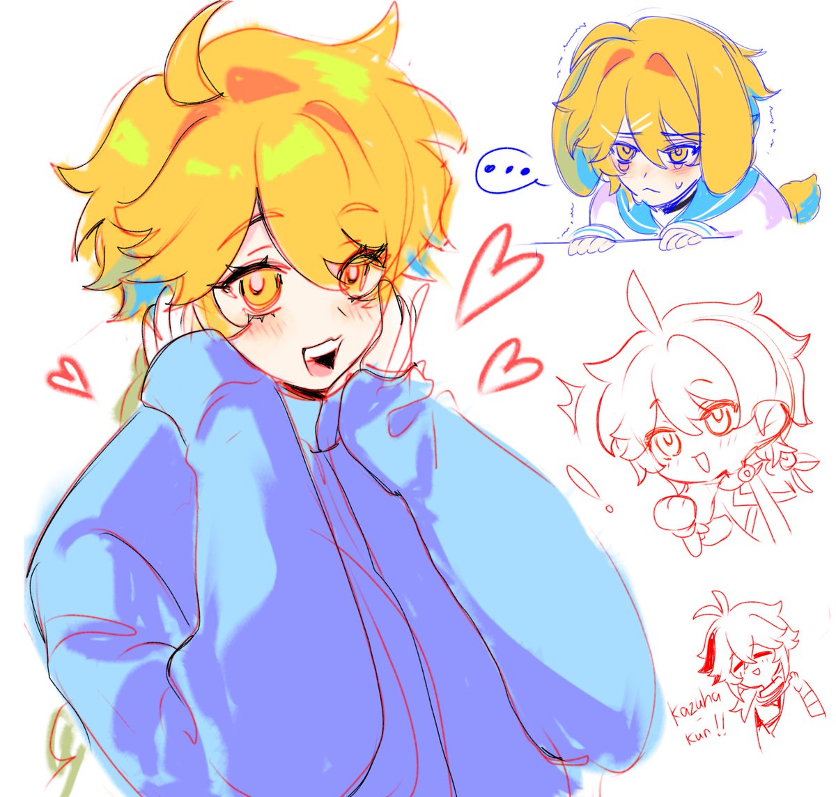 Silly Aether doodles cuz my bad mood