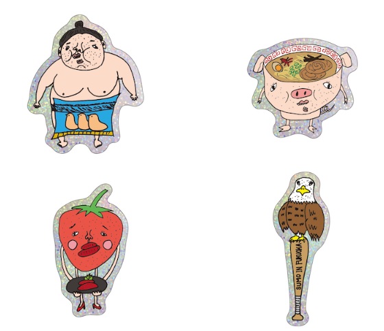 大相撲 炎鵬関 イラストランチバック 大相撲 炎鵬関 イラストランチバック