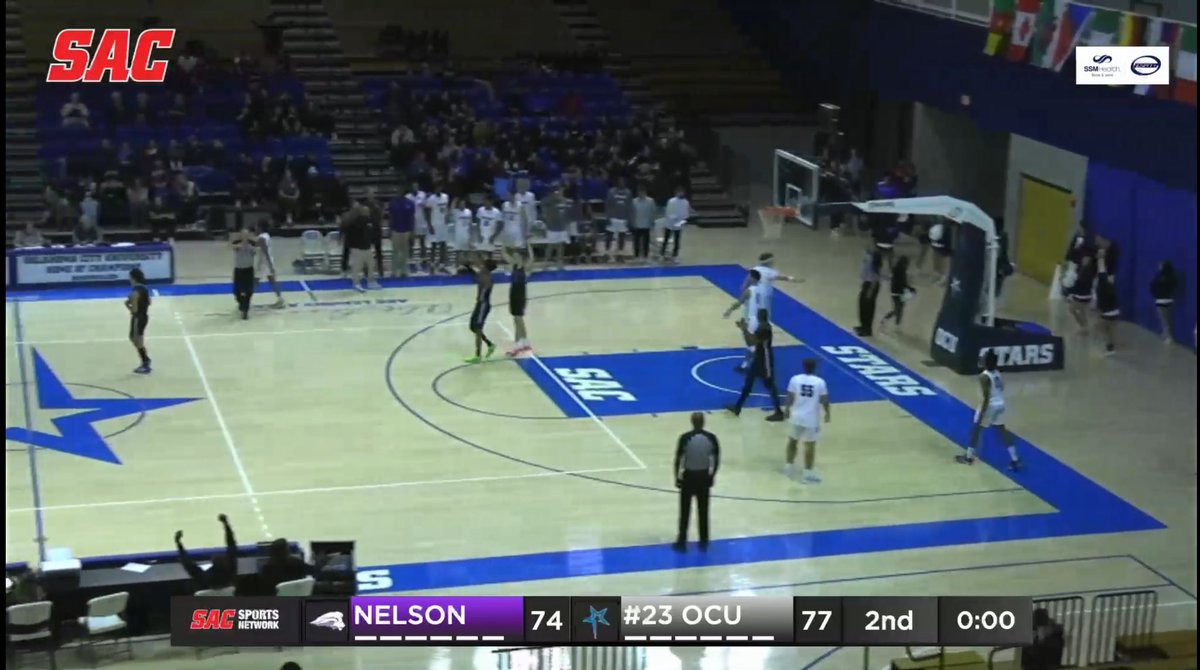 NAIA Hoops Report (@naiahoopsreport) on Twitter photo 🚨SAC Final
No. 23 <a href="/OCUmbball/">OCU Men's Basketball</a> 77
RV Nelson U 74
Oklahoma City gets the big SAC home win!
Clayton Jewell 24pts | 11rebs
Yorgio Golesis 12pts | 9rebs | 8assts
Avery Jackson 13pts | 4tebs | 7assts 🚨SAC Final
No. 23 <a href="/OCUmbball/">OCU Men's Basketball</a> 77
RV Nelson U 74
Oklahoma City gets the big SAC home win!
Clayton Jewell 24pts | 11rebs
Yorgio Golesis 12pts | 9rebs | 8assts
Avery Jackson 13pts | 4tebs | 7assts