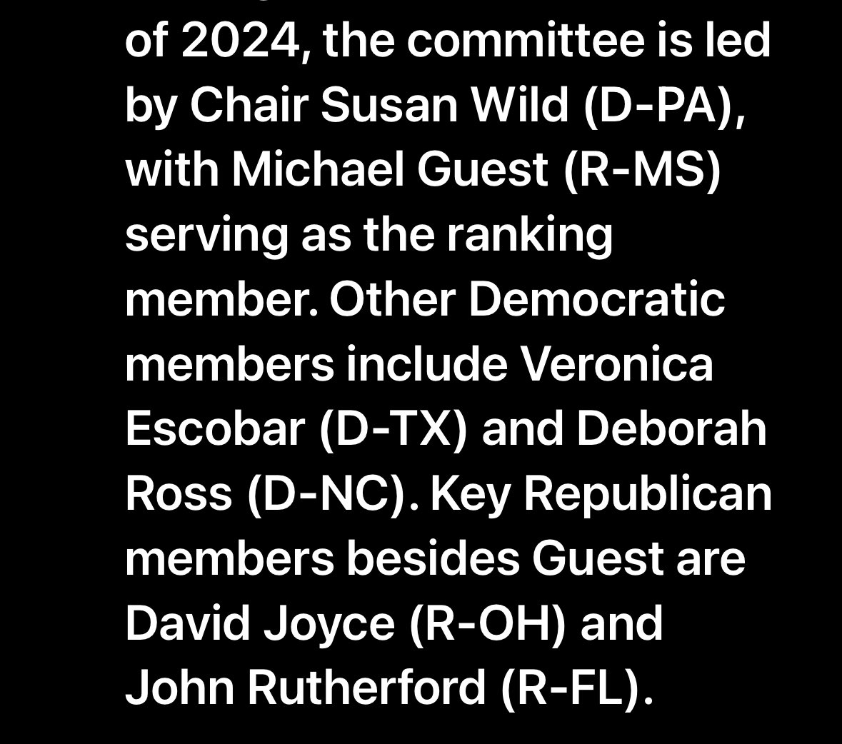 cellarette's tweet image. One of these your representative?

Call them up and tell them to release the report. 

Better yet, visit their office. 

@RepSusanWild 
@RepMichaelGuest 
@repescobar
@DeborahRossNC 
@RepDaveJoyce 
@RepRutherfordFL