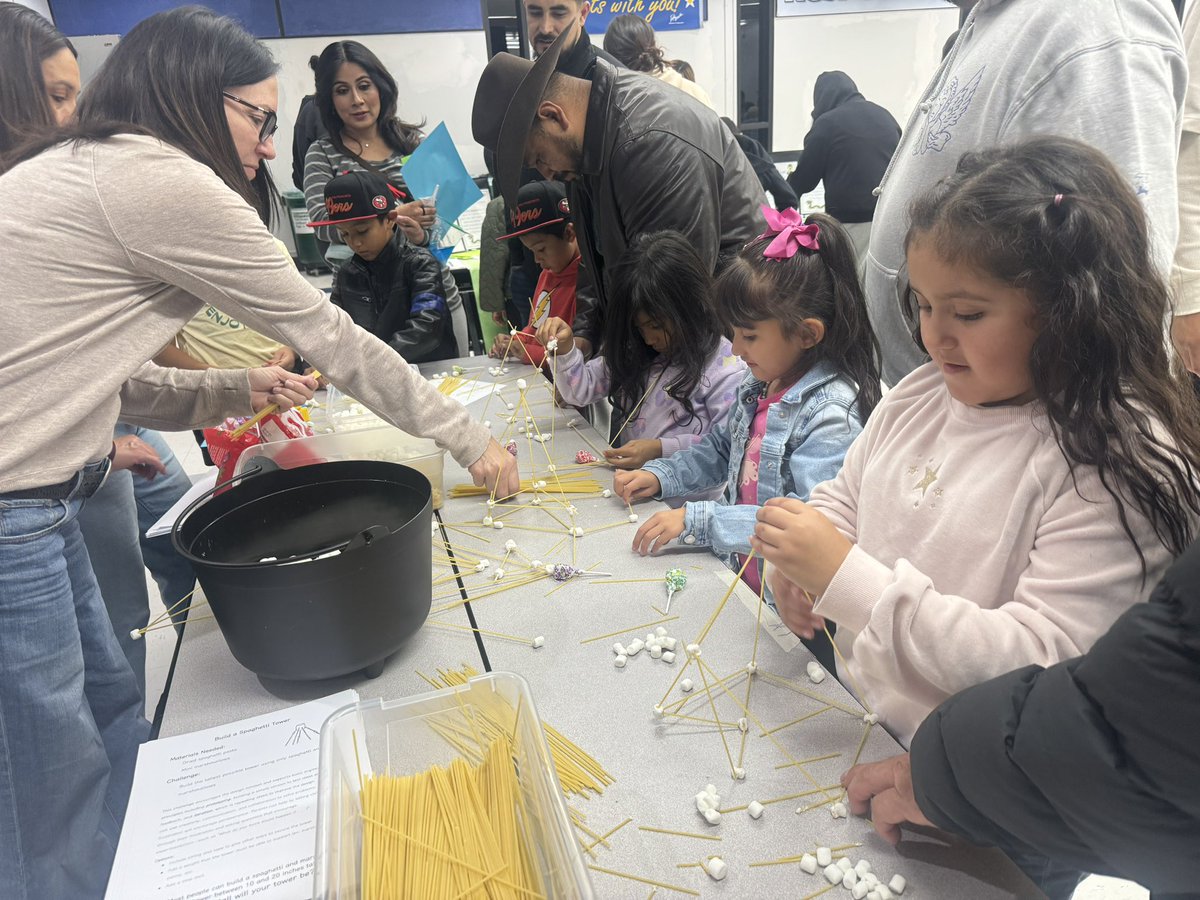 Family Math and STEAM Night was a success!!!! #WeArePBV #SandriniSaints