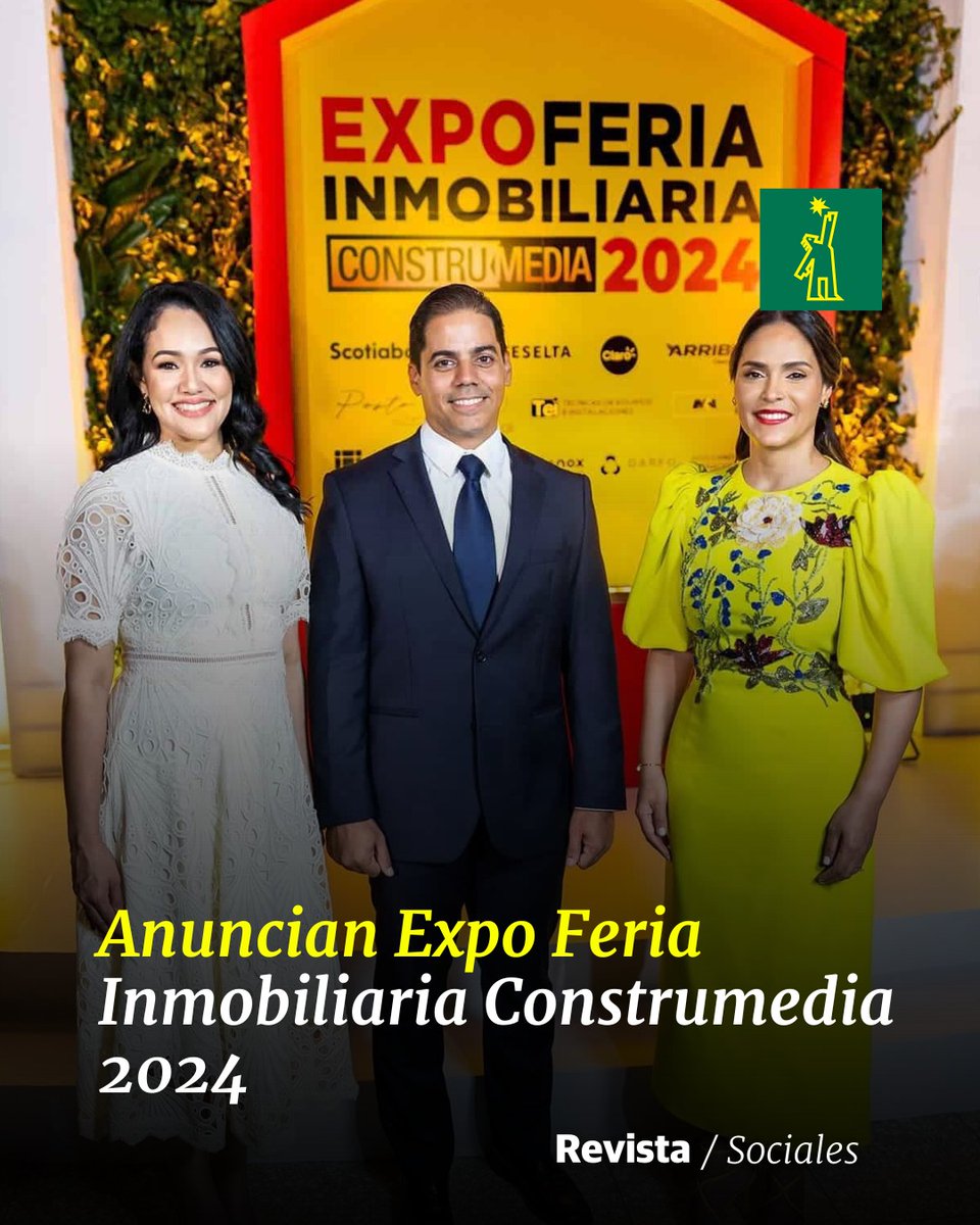 DiarioLibre's tweet photo. ⭐ | #SocialesDL | La feria se realizará los días 15, 16 y 17 de noviembre en el Hotel Dominican Fiesta
🔗https://t.co/d3QfHM7cGi
#DiarioLibre #Noticias #Construmedia #Sadery #Zoomlion #Electrom https://t.co/o5Ca4WF0JY