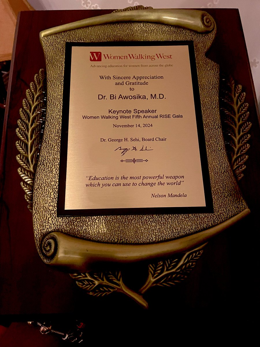 BAAwo_MD's tweet image. Humbled to be asked to deliver the keynote address at the 5th Annual Women Walking West gala this evening. The stories of these women are so inspiring!👌🏾@UCincyMedicine @uc_health @UCincyIM @UCMED_Diversity 

Womenwalkingwest.org