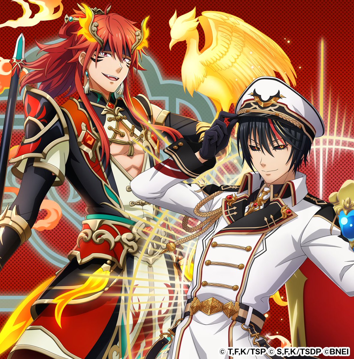 tensura_m_game's tweet photo. ♔∴∵∴♔∴∵∴♔∴∵∴♔∴∵∴♔
   #まおりゅう衣装デザイン画
♔∴∵∴♔∴∵∴♔∴∵∴♔∴∵∴♔

正装のディアブロと聖秘獣姿のギィをピックアップ！

二人が考える衣装へのこだわりってどこだと思う？

#まおりゅう
#転スラ https://t.co/oDs3RG7EYX