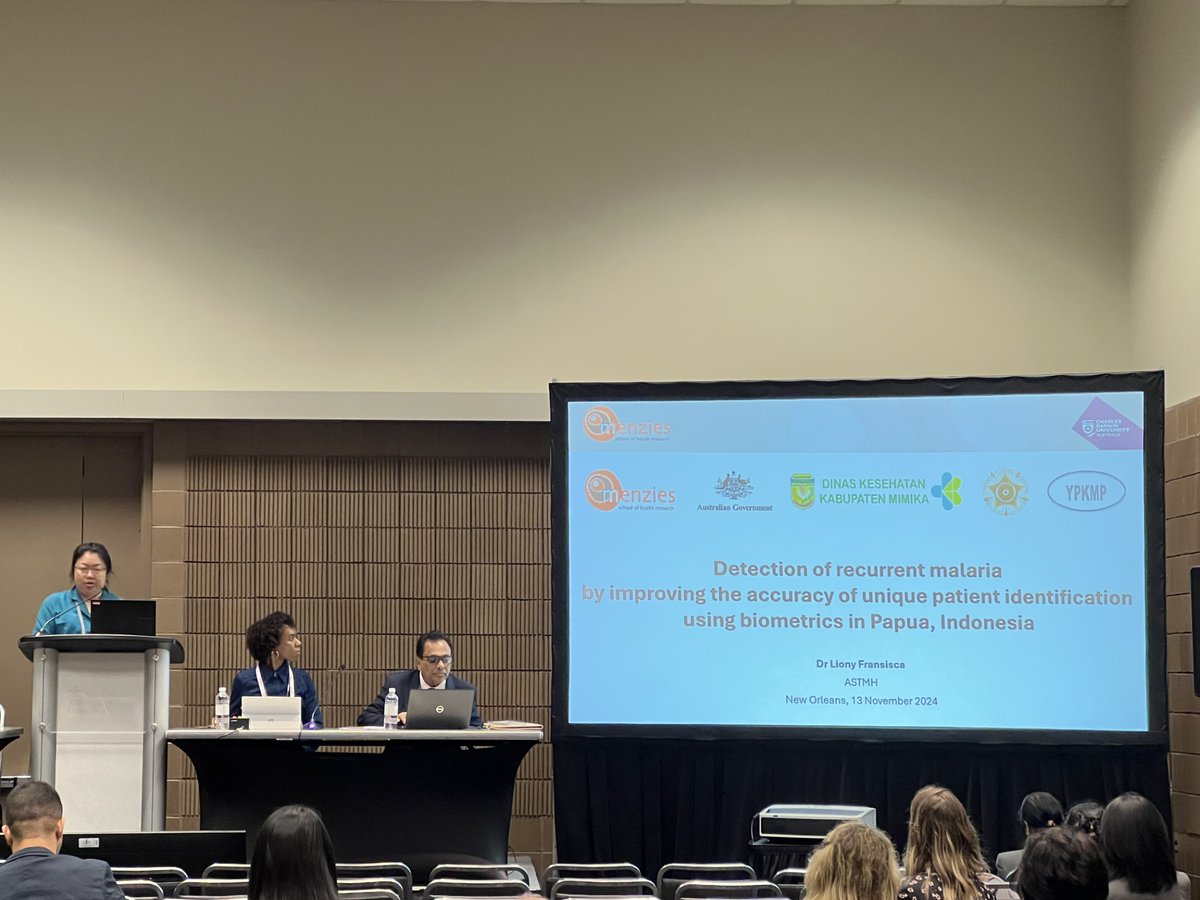 Shout out to Menzies PhD students and postdocs Arkasha Sadhewa and Liony Fransisca presenting their impactful research at #ASTMH2024! Their research contributes directly to understanding and tackling critical global health issues. #TropMed24