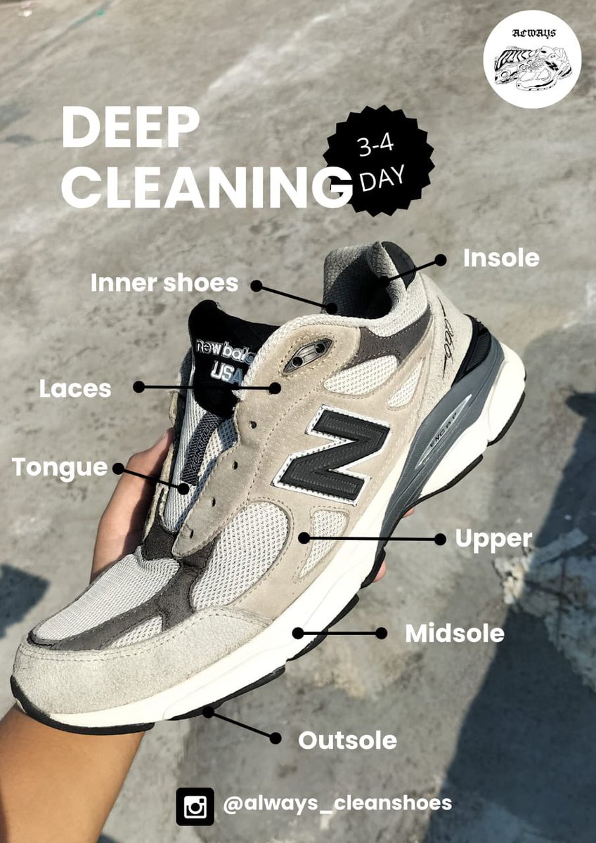 jembermfs's tweet photo. Sepatu Bersih, Gaya Makin Keren‼️ Percayakan Cuci Sepatu Kamu di @.always_cleanshoes‼️

Jaga sepatu kesayanganmu tetap bersih &amp; tampak baruw. Start from 10 k aja!!!
Pencucian menggunakan sabun &amp; sikat khusus untuk sepatu agar sepatumu tidak rusak

📲 https://t.co/qtkmz9viKK https://t.co/XxXx7dh9xz