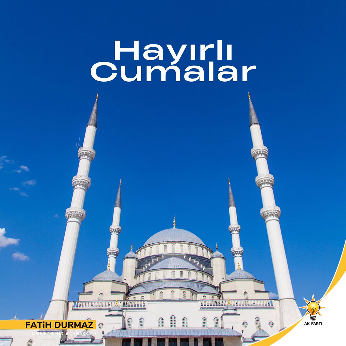 Cumamız hayırlara, güzelliklere, birlik ve beraberliğimize vesile olması dileği ile; 
Cumamız Mübarek, Dualarımız Kabul Olsun.