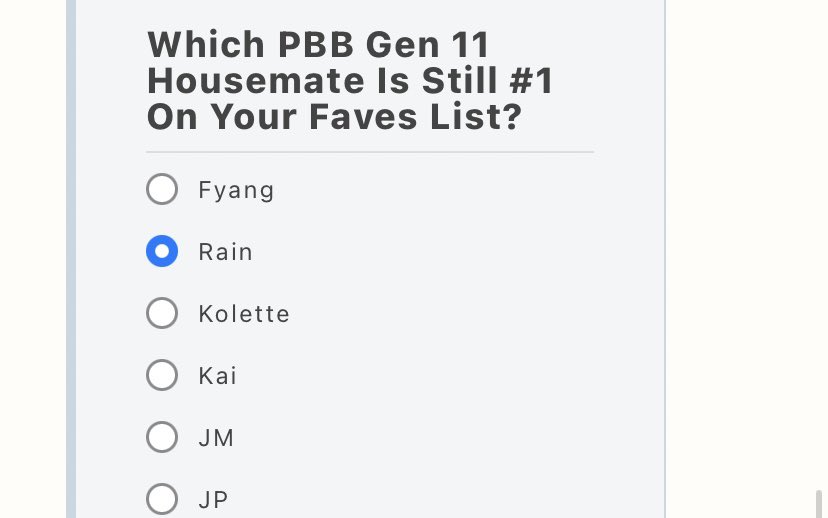 Hello, RainDEARs! Please support #RainCelmar by voting for her in the NylonManila poll. You can vote as many times as you'd like. Just click the link and select Rain. Thank you!

link: nylonmanila.com/pop-culture/po…