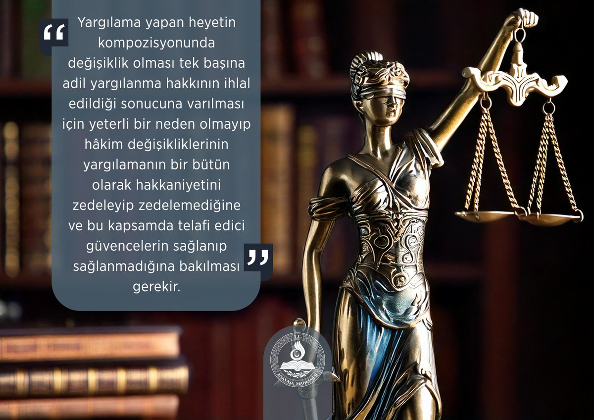 Hakkaniyete Uygun Yargılanma Hakkının İhlal Edilmesi
anayasa.gov.tr/tr/haberler/bi…