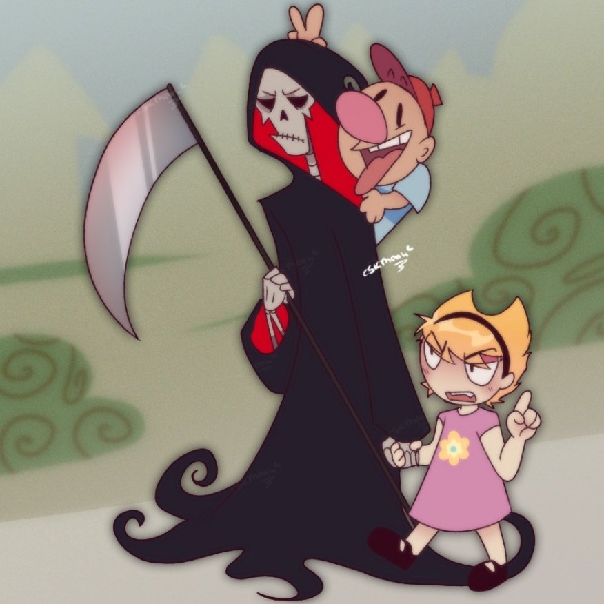 cskmoon_'s tweet photo. #thegrimadventuresofbillyandmandy #billymandy #art ☠️ https://t.co/dFl78y68Iw
