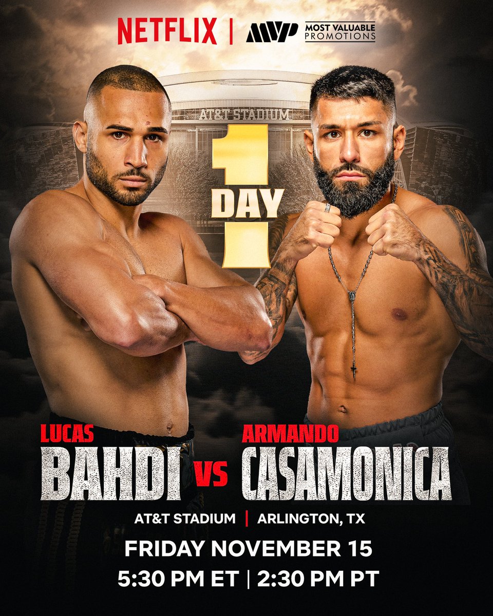 badgers_media's tweet photo. Weigh-in complete…one day until @PrinceBahdi faces undefeated Armando Casamonica on the undercard of @jakepaul vs. @MikeTyson at @ATTStadium.  Watch it live beginning at 5:30 PM ET tomorrow on @NetflixTudum &amp; @netflix @YouTube channel.  @MostVpromotions #boxing  #paultyson https://t.co/lx1Lnd1y9e