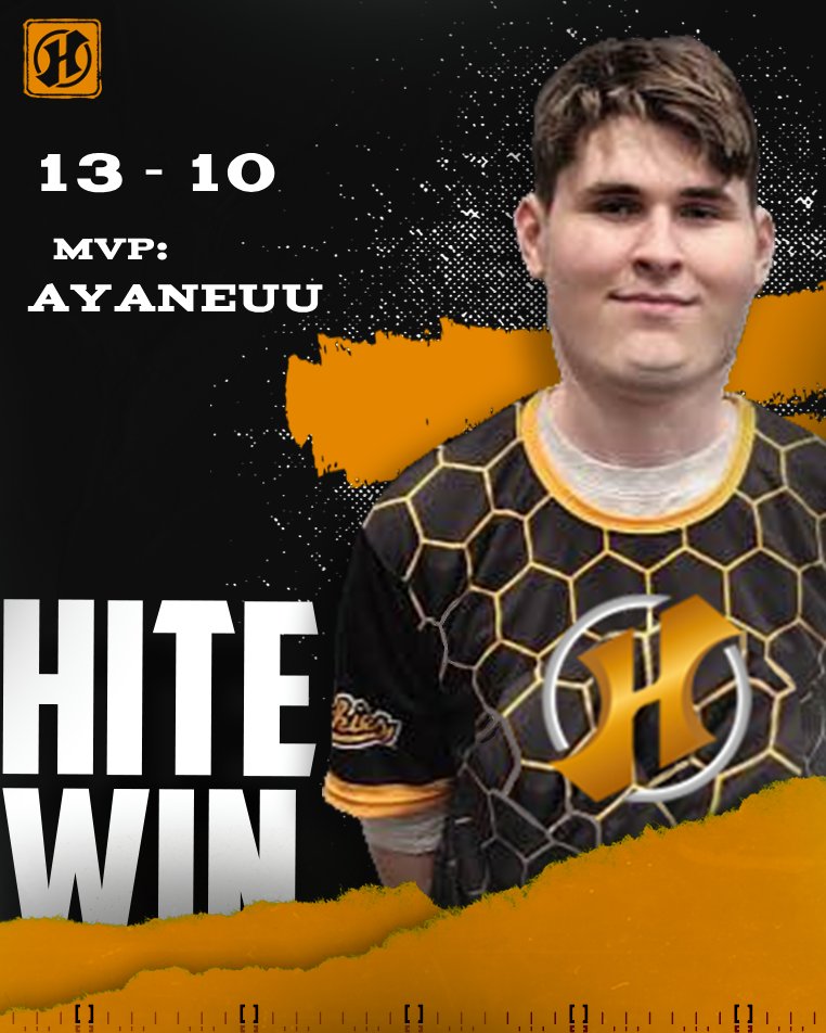 Hite secure the win over #MassoChiasson 13-10 and are currently 2nd in ESEA Main with a 11-1 record! 

MVP: <a href="/ayaneuu1/">Anthony</a> 24/12/0 🥵

<a href="/ayaneuu1/">Anthony</a>
<a href="/aelorcs/">aelor</a>
@comatoseCS
<a href="/GrimbleeCS/">Michael</a>
<a href="/StaticCS_/">Static</a>
<a href="/1Bonichan/">Boni</a>

#HITEWIN #ReachNewHites