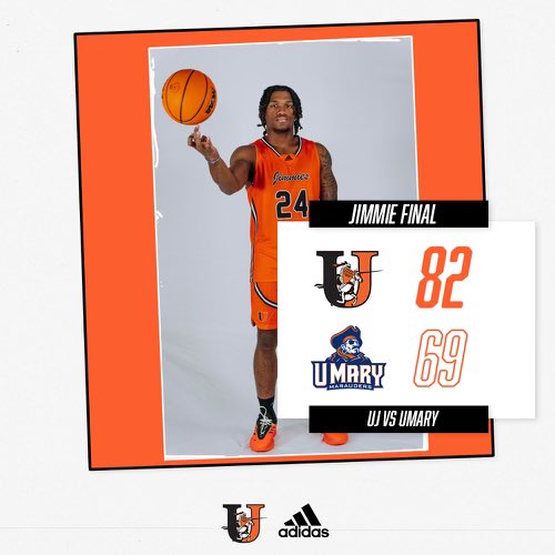 HUGE W OVER IN BISMARCK‼️

Ant Walters - 35 Pts, 6 3PM
Owen Hektner - 22 Pts, 4 Reb, 5 Ast

#GoJimmies🟠⚫️