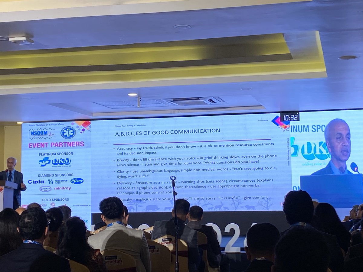 6th International conference of Nepalese Society of Critical Care Medicine. ⁦<a href="/NSCCMOfficial/">NSCCM</a>⁩. <a href="/Sudhir/">Sudhir Shah</a> Lohani. Good Communication matters in ICU.