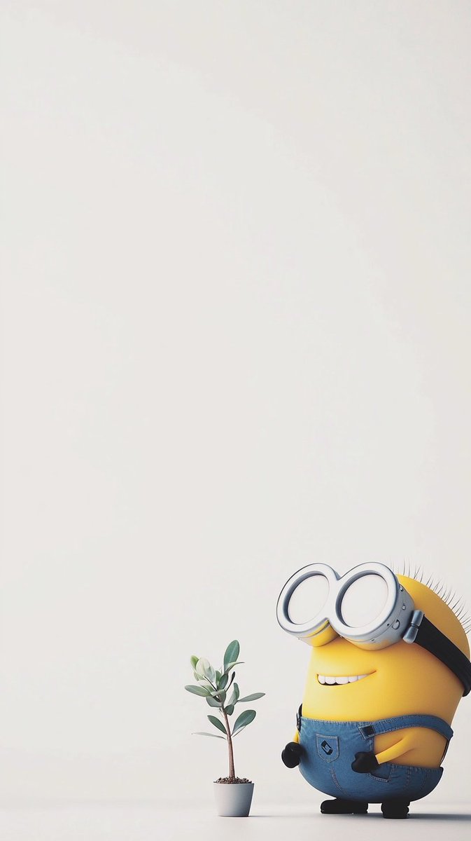 pixelpicks3's tweet image. A small Minion with a big heart 💛 Perfect balance of minimalism and charm!

#MinionMagic #PixelPicks #PhoneWallpaper #CuteDesign #MinimalistCharm #whatsappbackground #whatsappwallpaper #samsungwallpaper #iphonewallpaper