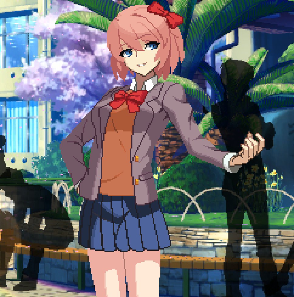NastPaper's tweet photo. #DDLC #DDLCfanart #ddlcsayori #ドキドキ���芸部 
Sayori is back, for more fights 👀🎀 https://t.co/iZ6Sv5Zz2Z