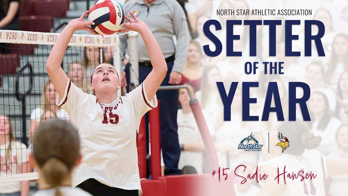 Sadie Hansen has been named NSAA Setter of the Year for the 2nd straight season! 🏐

Congratulations, Sadie! 🎉
