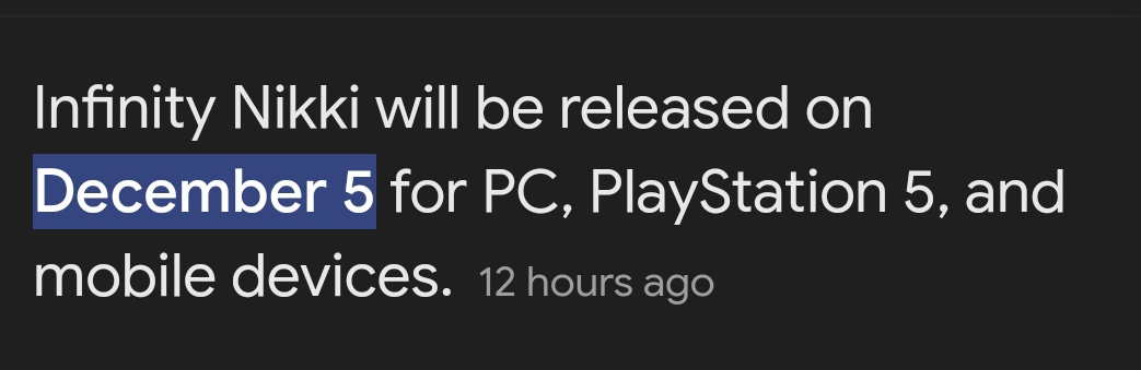 Feels excited ngl🤩. Can't wait for this🩷
#InfinityNikki #CozyQuest #December