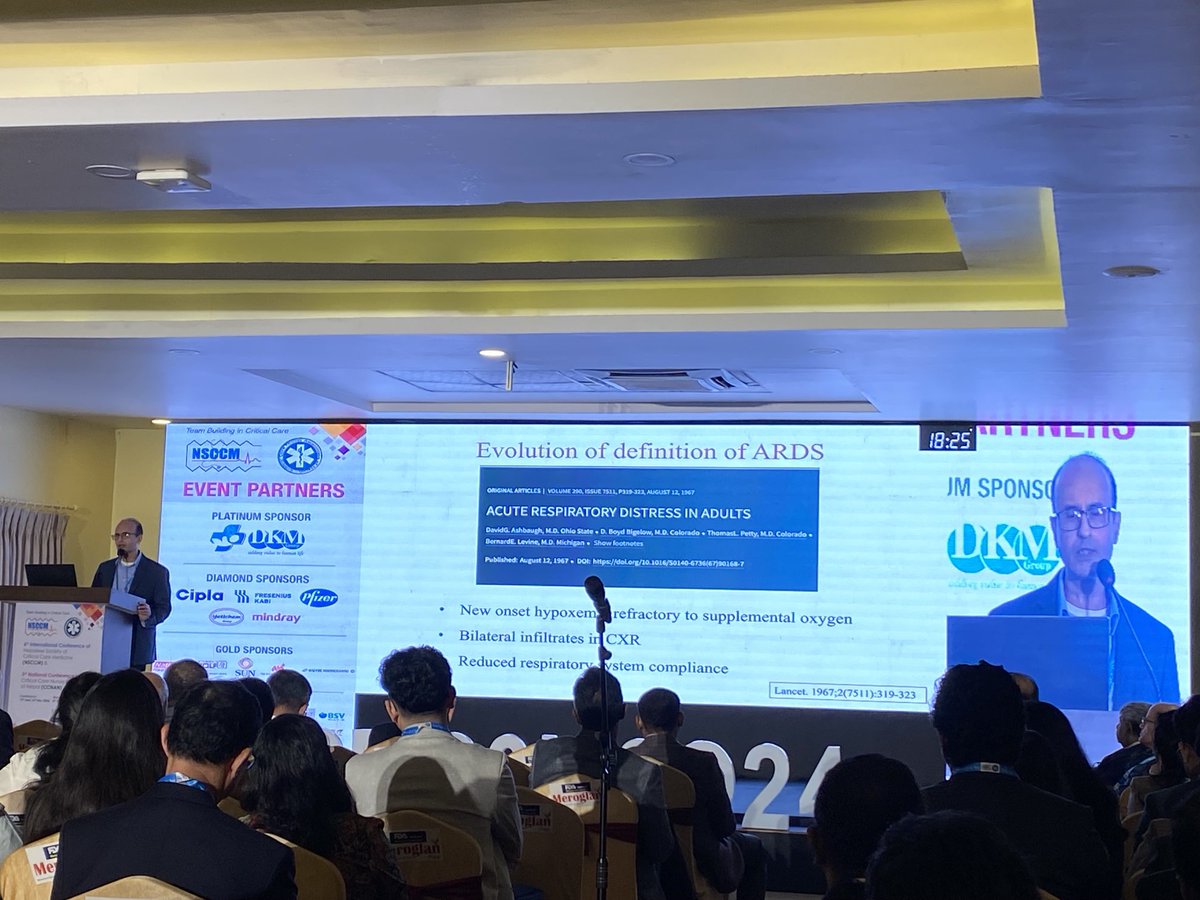 Insights on ARDS by Dr Sanjay Lakhe. <a href="/6th/">.</a> International conference of Nepalese Society of Critical Care Medicine. ⁦<a href="/NSCCMOfficial/">NSCCM</a>⁩