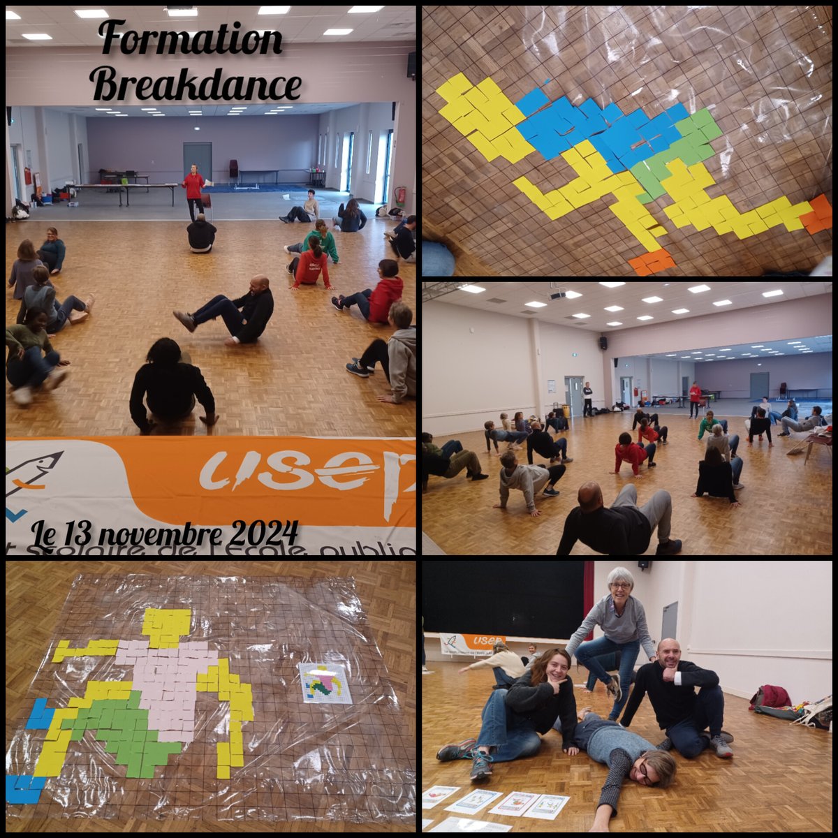 USEP 41 (@usep_41) on Twitter photo L'USEP 41 a réuni 24 enseignants pour une formation breakdance à St Sulpice. Les B-Boys et les B-Girls ont réalisé une break dictée puis se sont regroupés en crew pour proposer des battles. Pour finir, sur des créations artistiques sous la forme de pixel art.<a href="/usepnationale/">USEP nationale</a> L'USEP 41 a réuni 24 enseignants pour une formation breakdance à St Sulpice. Les B-Boys et les B-Girls ont réalisé une break dictée puis se sont regroupés en crew pour proposer des battles. Pour finir, sur des créations artistiques sous la forme de pixel art.<a href="/usepnationale/">USEP nationale</a>
