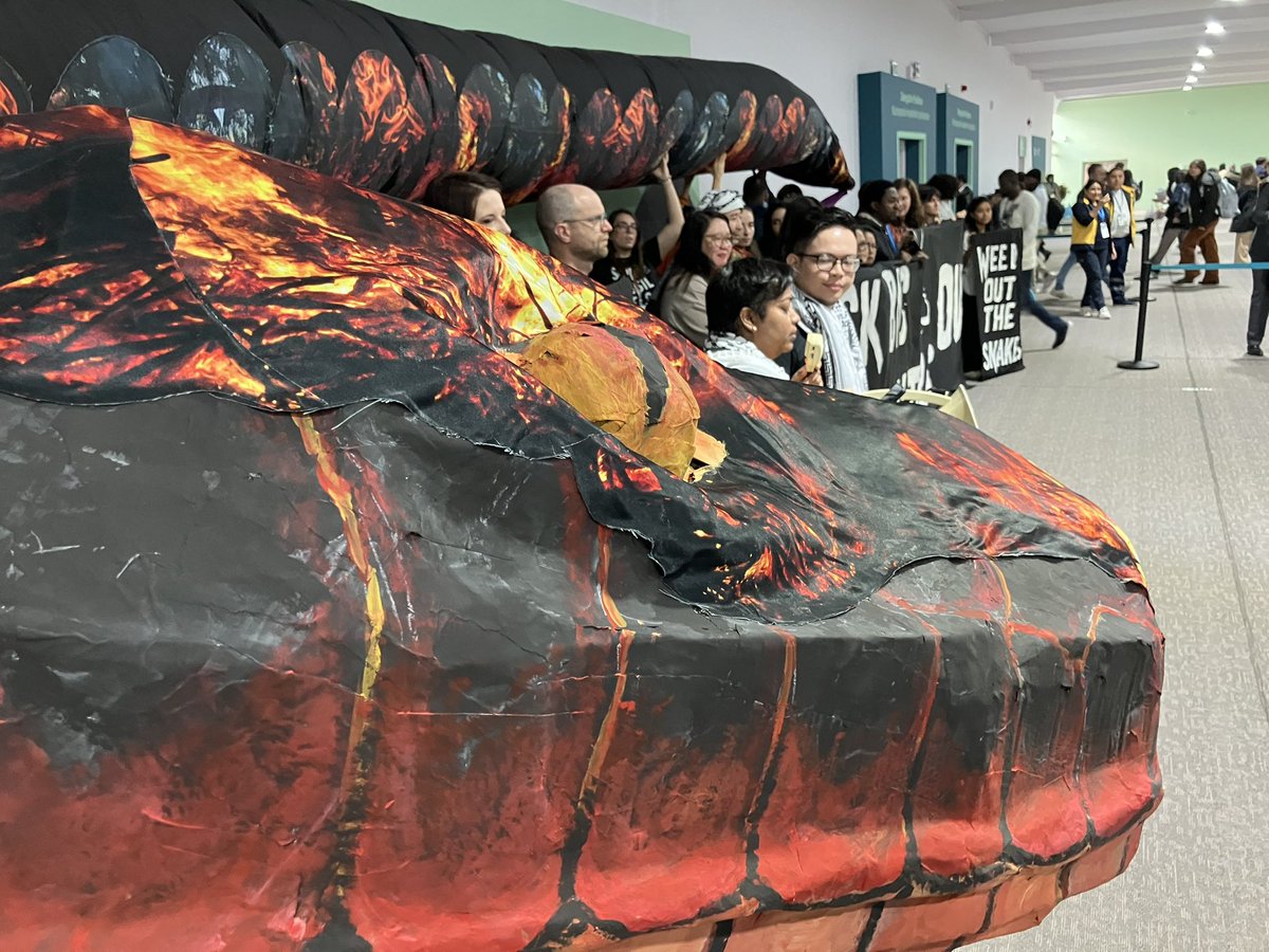 Les manifs de la COP sont de plus en plus créatives #COP29