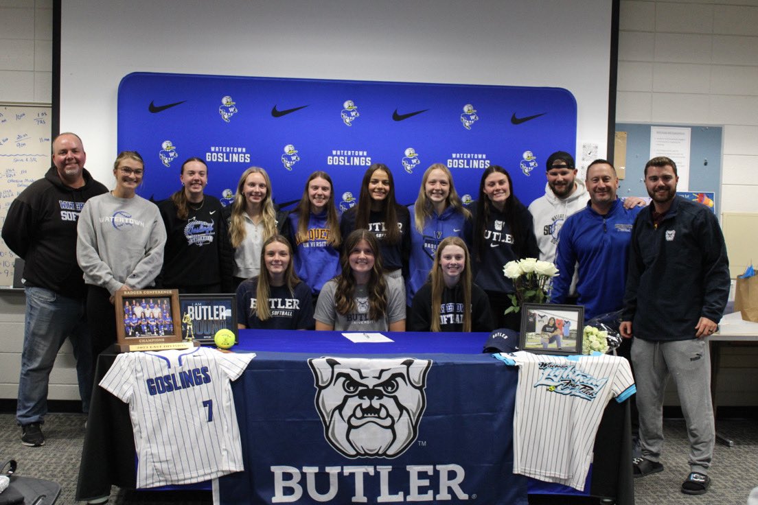 Watertown Softball (@goslingsoftball) on Twitter photo Congratulations to our very own <a href="/AlyxJohnson1/">Alyx Johnson</a> for signing to play Division 1 softball at Butler University! We are so proud of you! Congratulations to our very own <a href="/AlyxJohnson1/">Alyx Johnson</a> for signing to play Division 1 softball at Butler University! We are so proud of you!