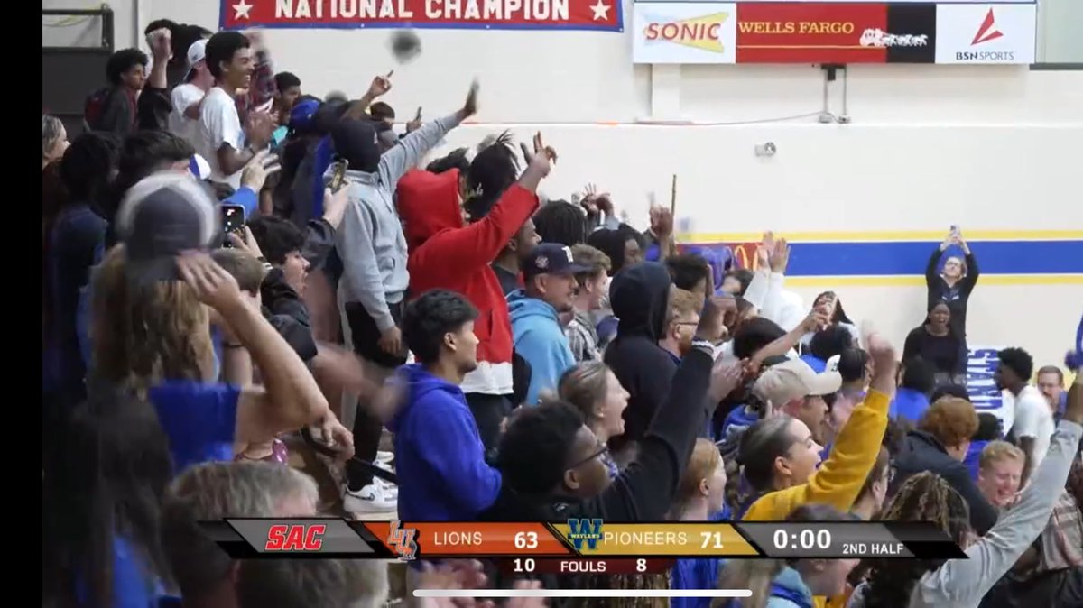 NAIA Hoops Report (@naiahoopsreport) on Twitter photo 🚨UPSET ALERT 🚨 DOWN GOES NO 1
<a href="/WBUBasketball/">Wayland Baptist Basketball</a> 71
No. 1 Langston 63
Wayland seems to always play Langston tough and Coach Gaylean gets the win over his old boss! Maybe the win that gets a very talented Pioneer squad going!
Niko Noumeros 17pts | 7rebs 3assts 🚨UPSET ALERT 🚨 DOWN GOES NO 1
<a href="/WBUBasketball/">Wayland Baptist Basketball</a> 71
No. 1 Langston 63
Wayland seems to always play Langston tough and Coach Gaylean gets the win over his old boss! Maybe the win that gets a very talented Pioneer squad going!
Niko Noumeros 17pts | 7rebs 3assts