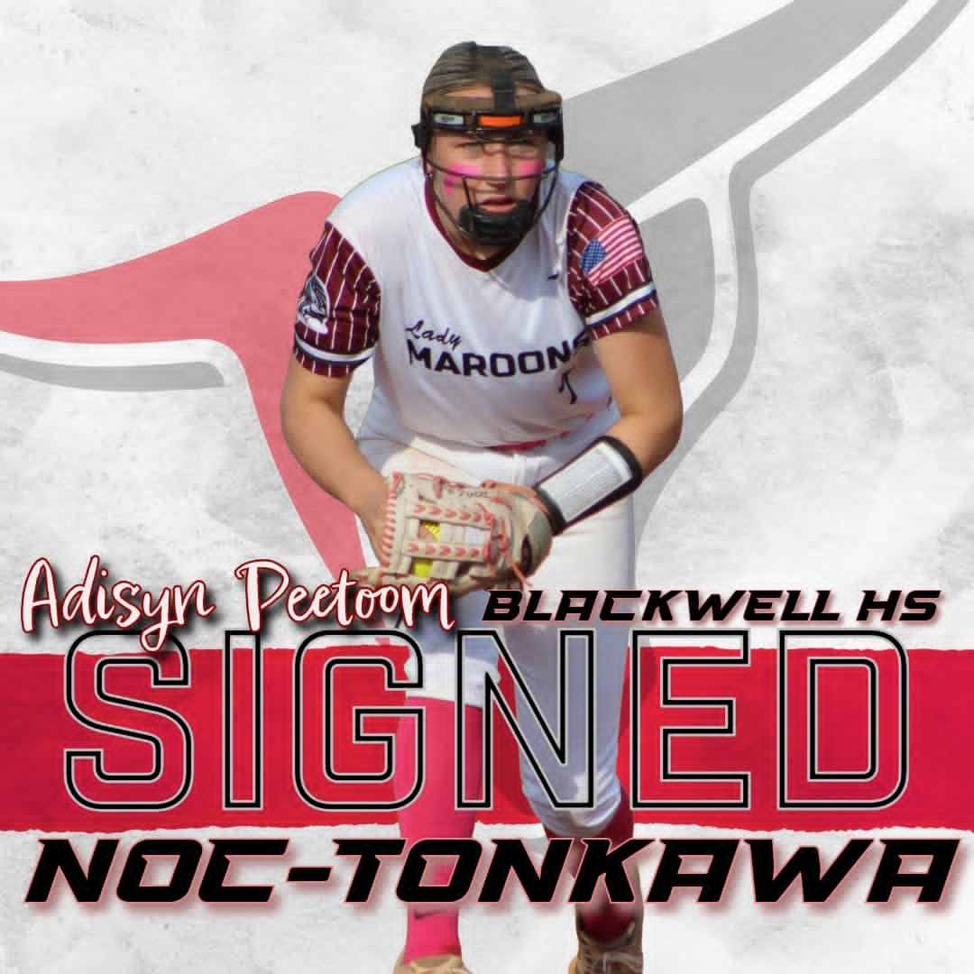 NOC Tonk Softball (@noctonksb) on Twitter photo Excited to have local talent staying home! Adisyn Peetoom - Middle West All-State Alternate, All Region, All District pitcher from Blackwell HS will head a few miles south! <a href="/AdisynPeetoom/">Adisyn Peetoom</a> <a href="/CoachChrismavs/">Chris Townsend</a>
#NOCTonkSB
#2025Mavs Excited to have local talent staying home! Adisyn Peetoom - Middle West All-State Alternate, All Region, All District pitcher from Blackwell HS will head a few miles south! <a href="/AdisynPeetoom/">Adisyn Peetoom</a> <a href="/CoachChrismavs/">Chris Townsend</a>
#NOCTonkSB
#2025Mavs