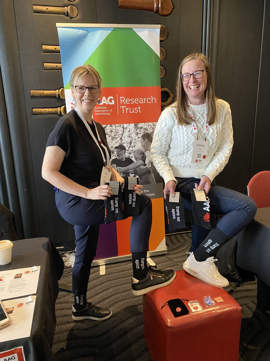 Aislinn Lalor (@aislinnlalor) on Twitter photo Do you want to help ‘stamp out ageism’? And help support Australia’s Association of Gerontolgy? If you missed the new socks available at #AAGConf24 you can get them & fabulous badges through AAG! ❤️ <a href="/IlsaHampton/">Ilsa Hampton</a> <a href="/ambermills8/">amber mills</a> #ageism #stampoutageism <a href="/gerontologyau/">AAG</a> Do you want to help ‘stamp out ageism’? And help support Australia’s Association of Gerontolgy? If you missed the new socks available at #AAGConf24 you can get them & fabulous badges through AAG! ❤️ <a href="/IlsaHampton/">Ilsa Hampton</a> <a href="/ambermills8/">amber mills</a> #ageism #stampoutageism <a href="/gerontologyau/">AAG</a>