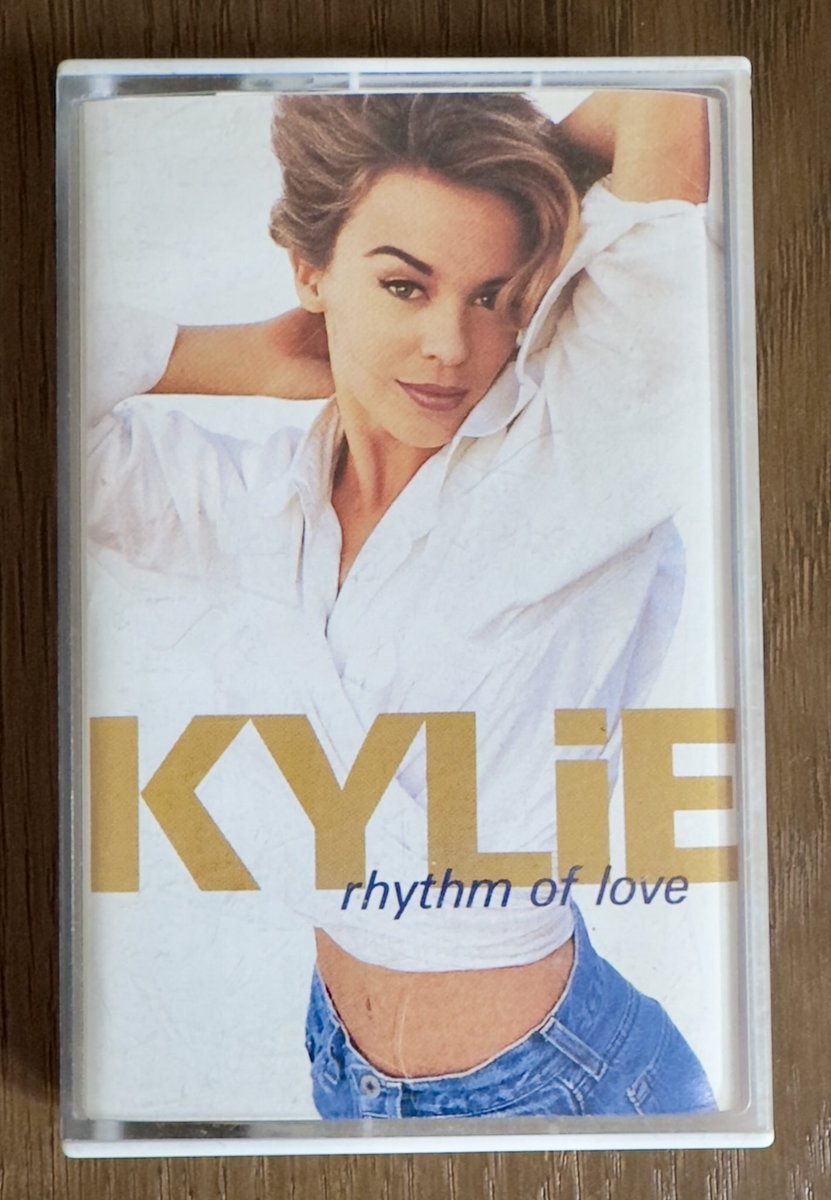 spjury's tweet image. #NewArrival #KylieMinogue Rhythm of Love 1990 Malaysian cassette. In amazing condition for its age - the cassette looks barely played. Great to have this added to my #KylieCollection