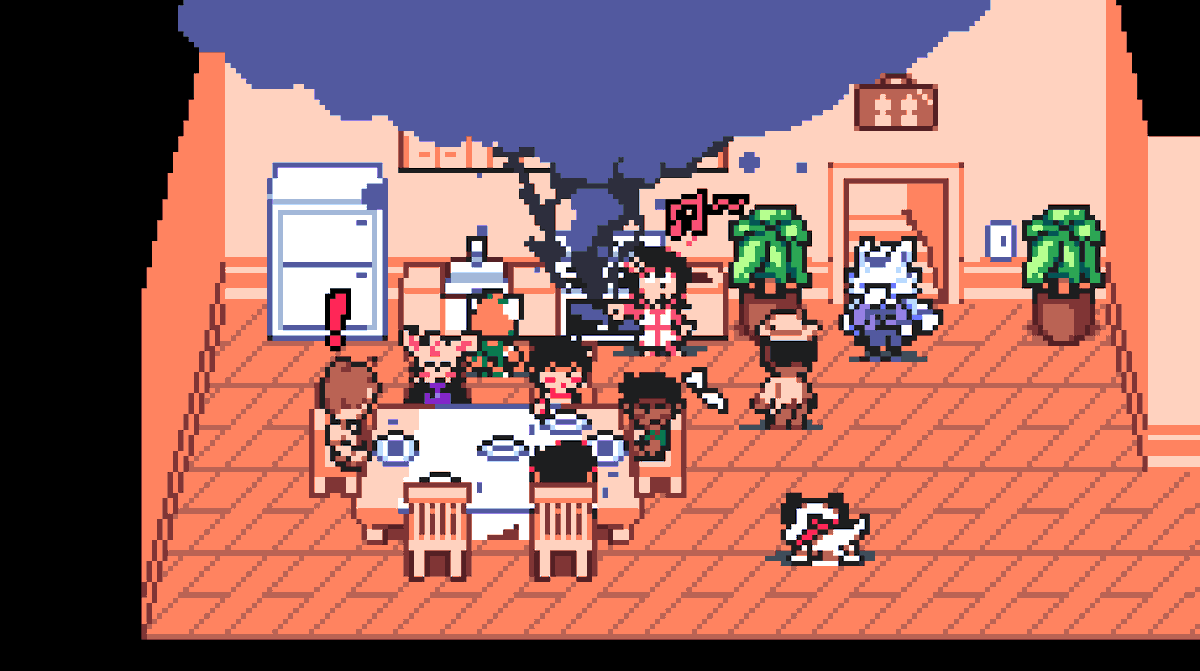 Thanksgiving is coming up! Though it's a harsh time, we have to look on the bright side of things.

What are you thankful for? Here at Team Treecorner, we're all thankful for you! The people interested in our little project. 😊

#MUSO #godot #gamedev #indiedev #rpg